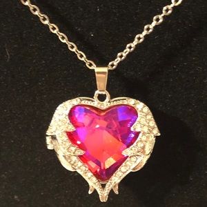 COPY - Super Sparkly Red Crystal Angel Wings …